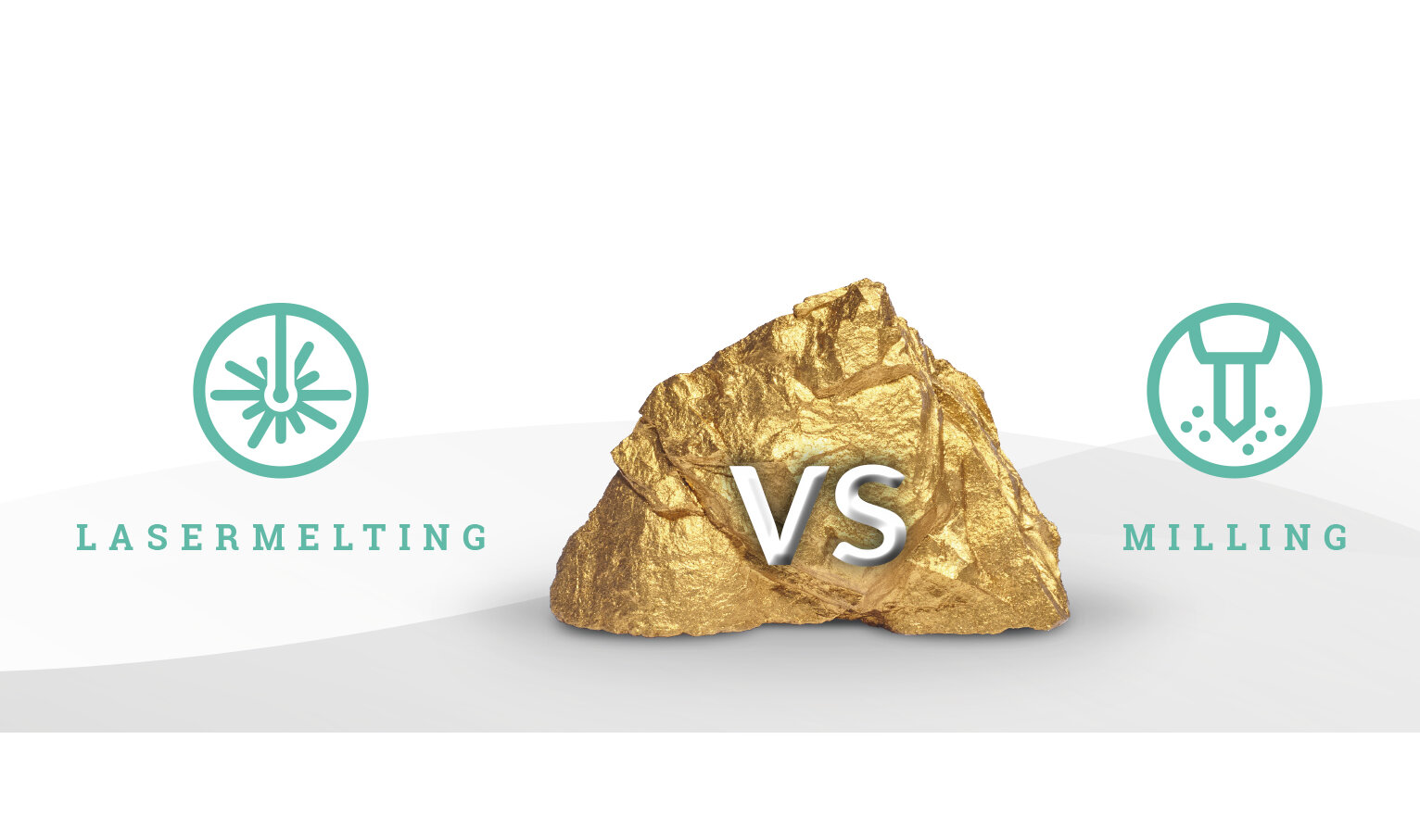 Milling gold vs. lasering gold